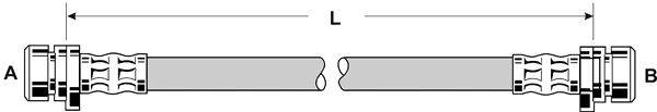 Тормозной шланг PEX 27.060