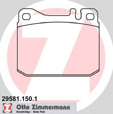 Комплект тормозных колодок, дисковый тормоз MERCEDES-BENZ 000 420 7520