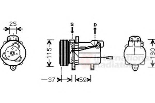 Компрессор, кондиционер SCHLIECKMANN 6052K092