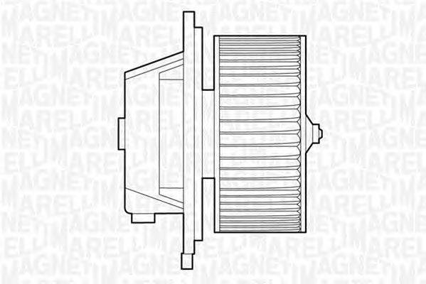 Электродвигатель, вентиляция салона MAGNETI MARELLI 069412501010