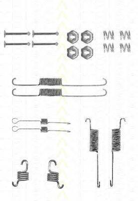 Комплектующие, тормозная колодка TRISCAN 8105162591