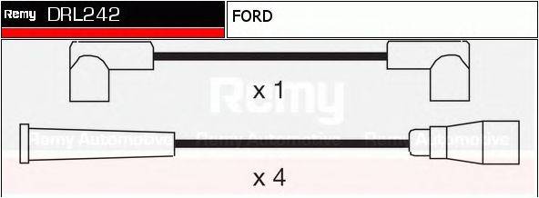 Комплект проводов зажигания DELCO REMY DRL242