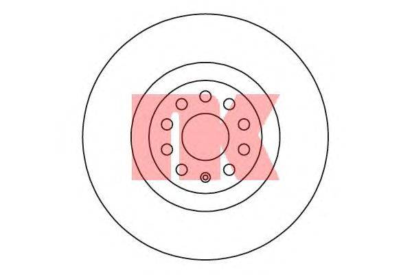 Тормозной диск NK 3147141