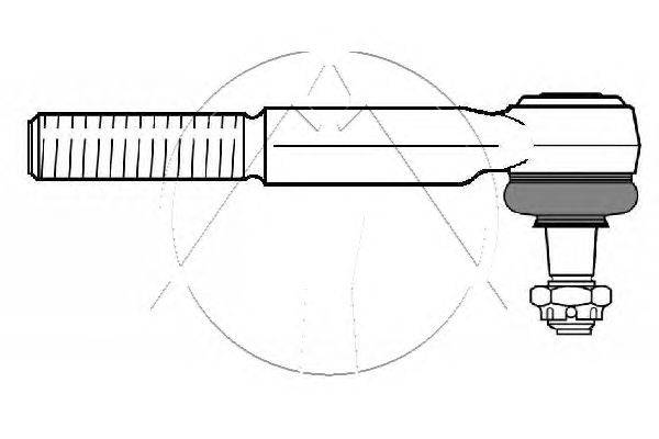 Наконечник поперечной рулевой тяги SIDEM 500036