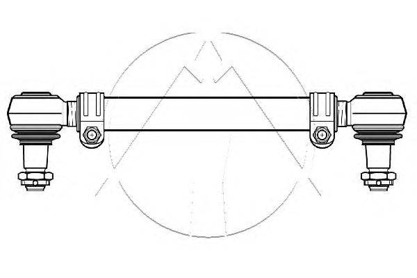 Поперечная рулевая тяга SIDEM 6031