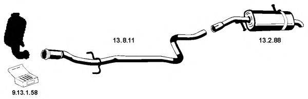 Система выпуска ОГ EBERSPÄCHER 222402