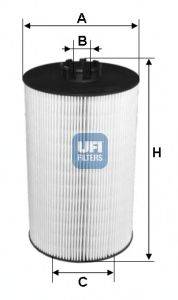 Масляный фильтр UFI 2500700