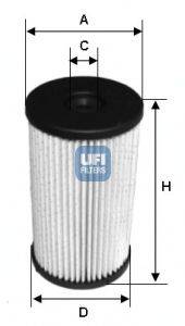 Топливный фильтр UFI 2600700