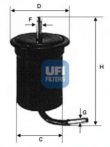 Топливный фильтр UFI 3167700