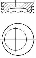 Поршень AE 24016 STD