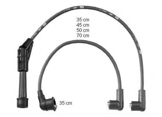 Комплект проводов зажигания BERU ZEF1378