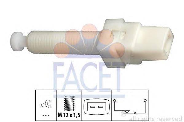 Выключатель фонаря сигнала торможения; Выключатель, привод сцепления (Tempomat) FAE 2432