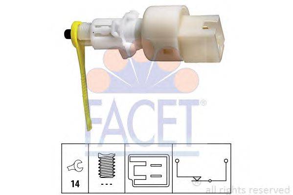 Выключатель фонаря сигнала торможения; Выключатель, привод сцепления (Tempomat) FACET 71153