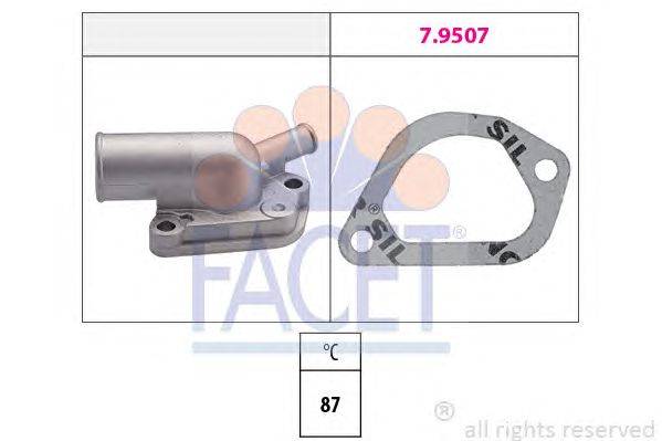 Термостат, охлаждающая жидкость FACET 7.8163