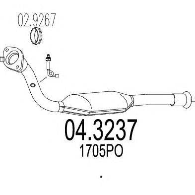 Катализатор MTS 04.3237