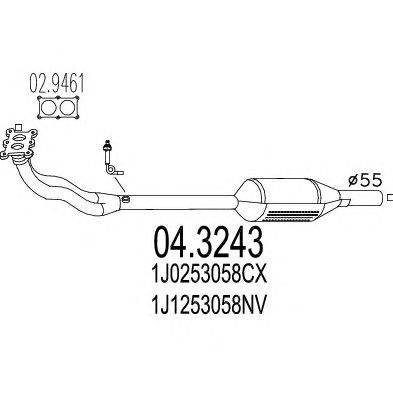 Катализатор MTS 043243