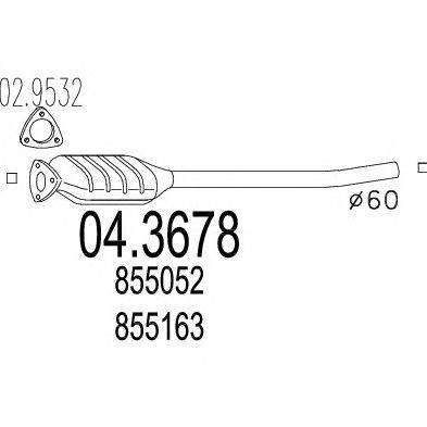 Катализатор MTS 04.3678
