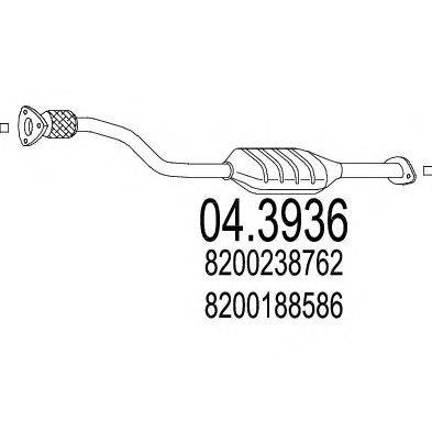 Катализатор MTS 04.3936