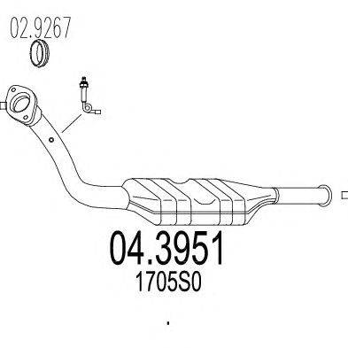 Катализатор MTS 043951