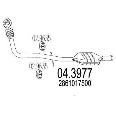 Катализатор MTS 043977