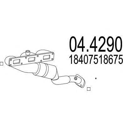 Катализатор MTS 04.4290