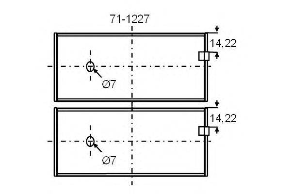 Подшипник GLYCO 711227