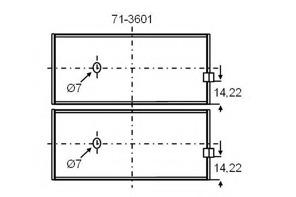 Подшипник GLYCO 713601