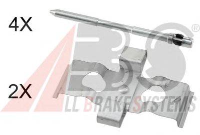 Комплектующие, колодки дискового тормоза A.B.S. 1839Q