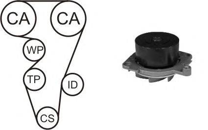 Водяной насос + комплект зубчатого ремня AIRTEX WPK-155801