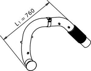 Труба выхлопного газа DINEX 54190