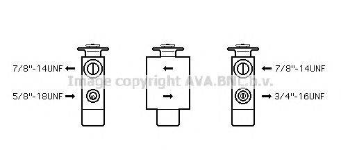 Расширительный клапан, кондиционер AVA QUALITY COOLING BW1093