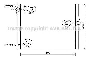 Радиатор, охлаждение двигателя AVA QUALITY COOLING BW2420