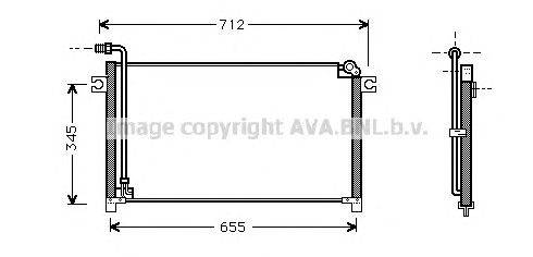 Конденсатор, кондиционер AVA QUALITY COOLING DN5184