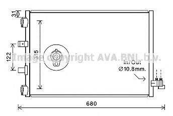 Конденсатор, кондиционер AVA QUALITY COOLING FD5487