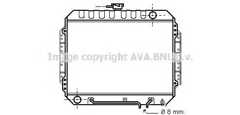 Радиатор, охлаждение двигателя AVA QUALITY COOLING IS2014