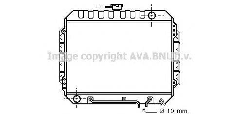 Радиатор, охлаждение двигателя AVA QUALITY COOLING IS2015