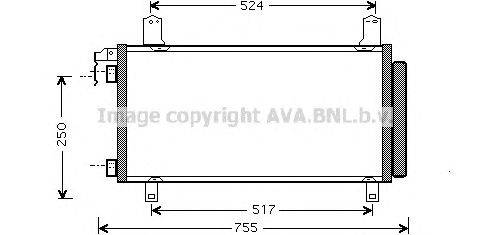 Конденсатор, кондиционер AVA QUALITY COOLING MZ5158