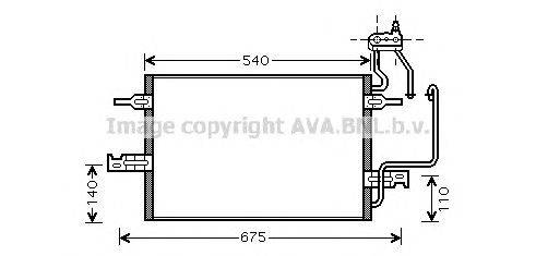 Конденсатор, кондиционер AVA QUALITY COOLING OL5349