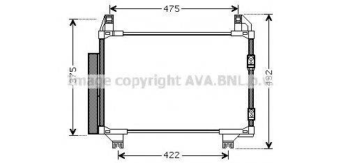 Конденсатор, кондиционер AVA QUALITY COOLING TO5413