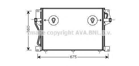 Конденсатор, кондиционер AVA QUALITY COOLING VO5077