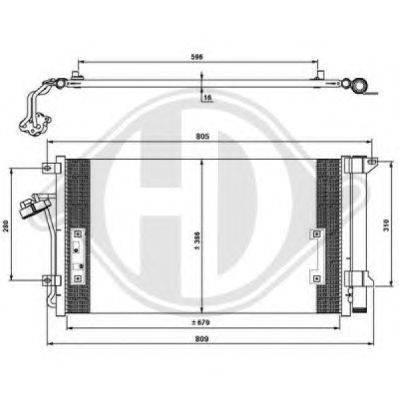 Конденсатор, кондиционер DIEDERICHS 8228500