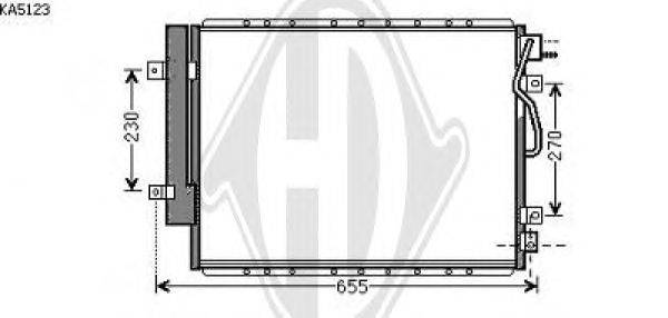 Конденсатор, кондиционер DIEDERICHS 8658510