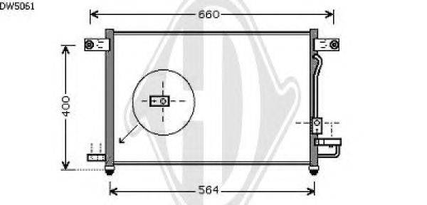 Конденсатор, кондиционер DIEDERICHS 8692506