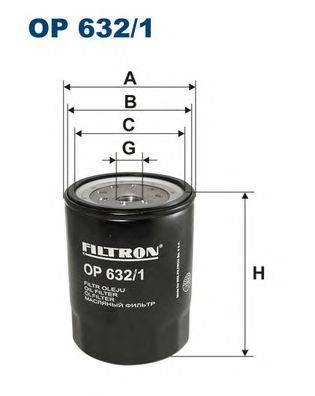 Масляный фильтр FILTRON OP632/1