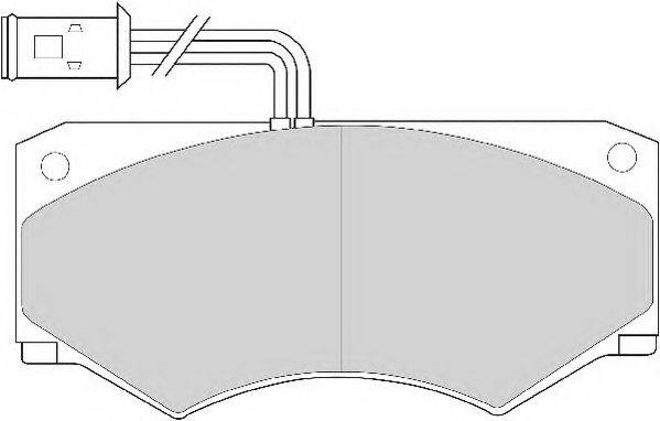 Комплект тормозных колодок, дисковый тормоз ABEX G6231