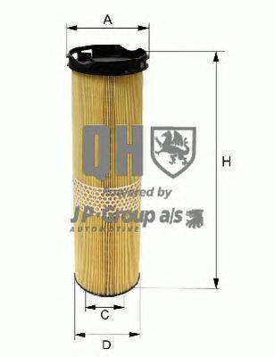 Воздушный фильтр JP GROUP QFA0182