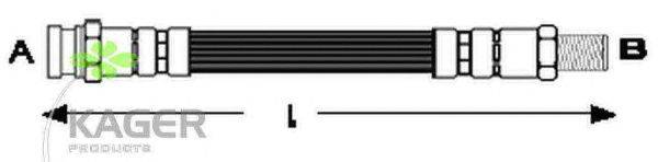 Тормозной шланг KAGER 380440