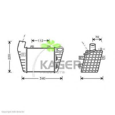 Интеркулер KAGER 313994