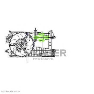 Вентилятор, охлаждение двигателя KAGER 32-2149