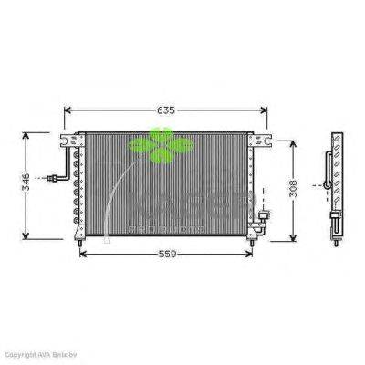 Конденсатор, кондиционер KAGER 94-6019